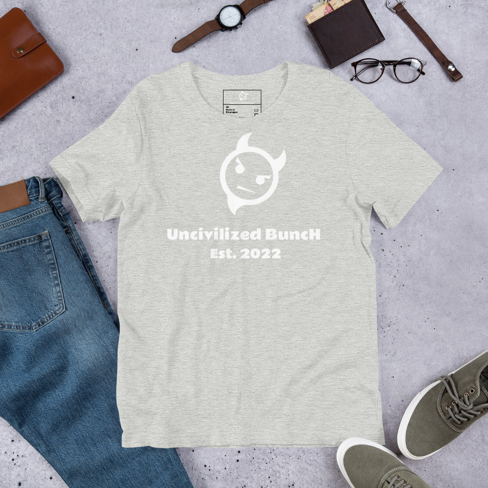 The Official "Uncivilized BuncH Tee" in Angel Dust (Hot AF Collection)