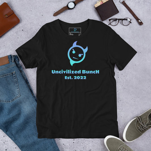 The Official "Uncivilized BuncH Tee" in Aqua Abyss (Hot AF Collection)