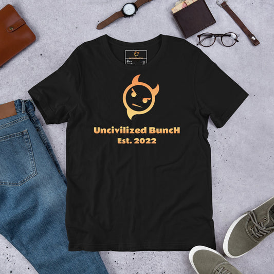 The Official "Uncivilized BuncH Tee" in Outlaw Orange (Hot AF Collection)