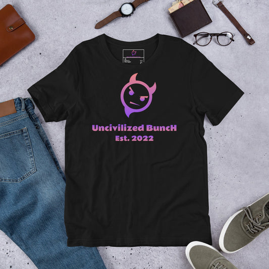 The Official "Uncivilized BuncH Tee" in Intergalactic Violet (Hot AF Collection)