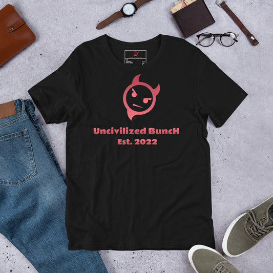 The Official "Uncivilized BuncH Tee" in Rebel Red (Hot AF Collection)