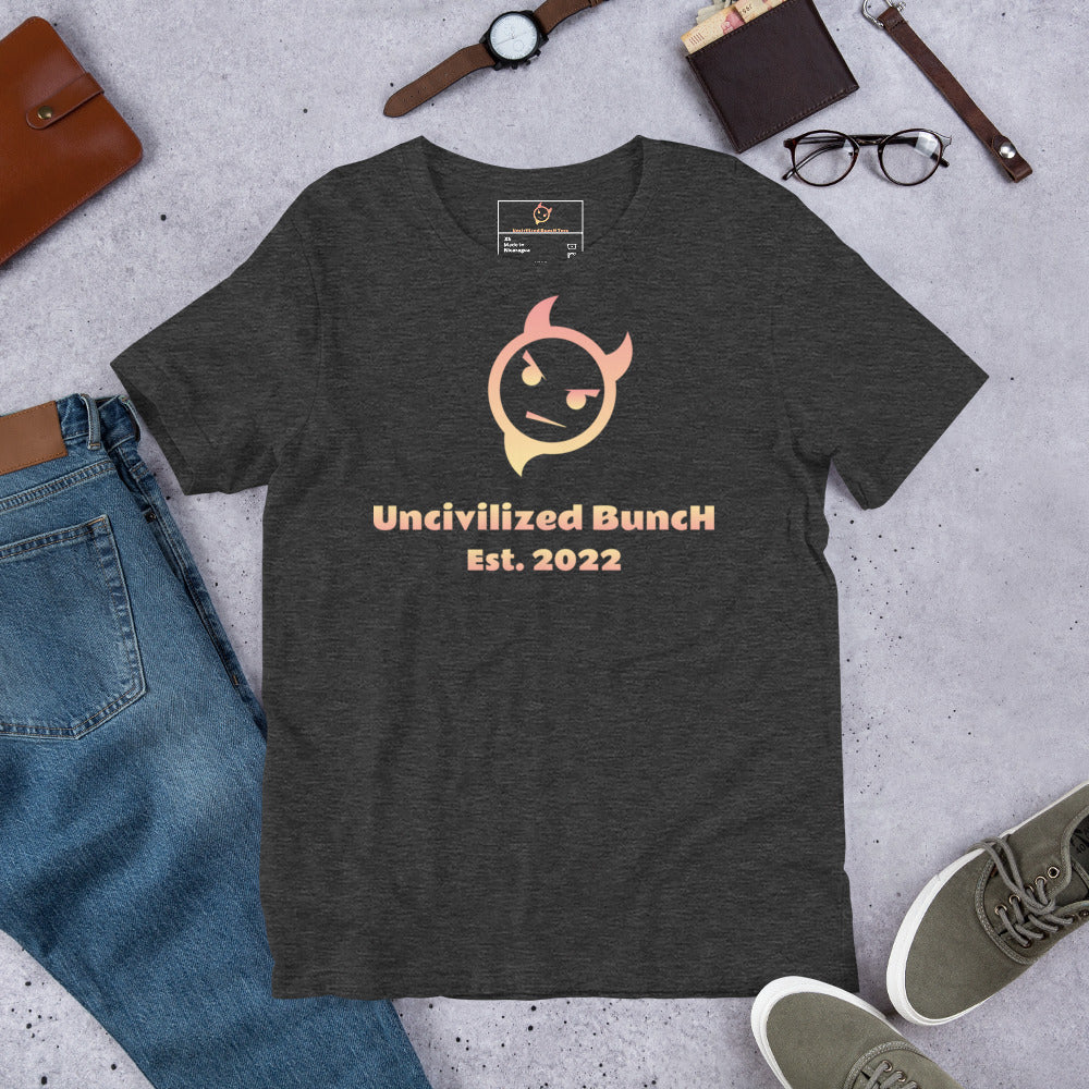 The Official "Uncivilized BuncH Tee" in Marmalade Sky (Hot AF Collection)