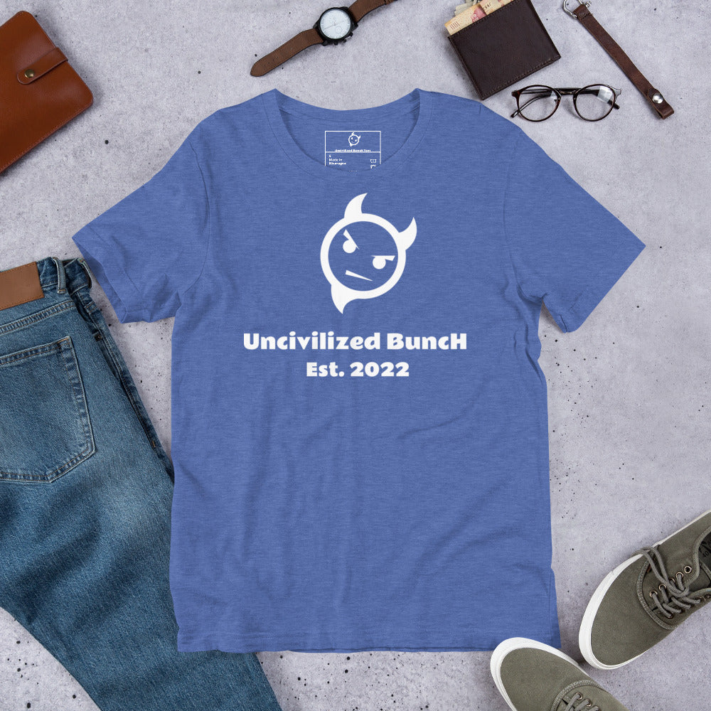 The Official "Uncivilized BuncH Tee" in Angel Dust (Hot AF Collection)